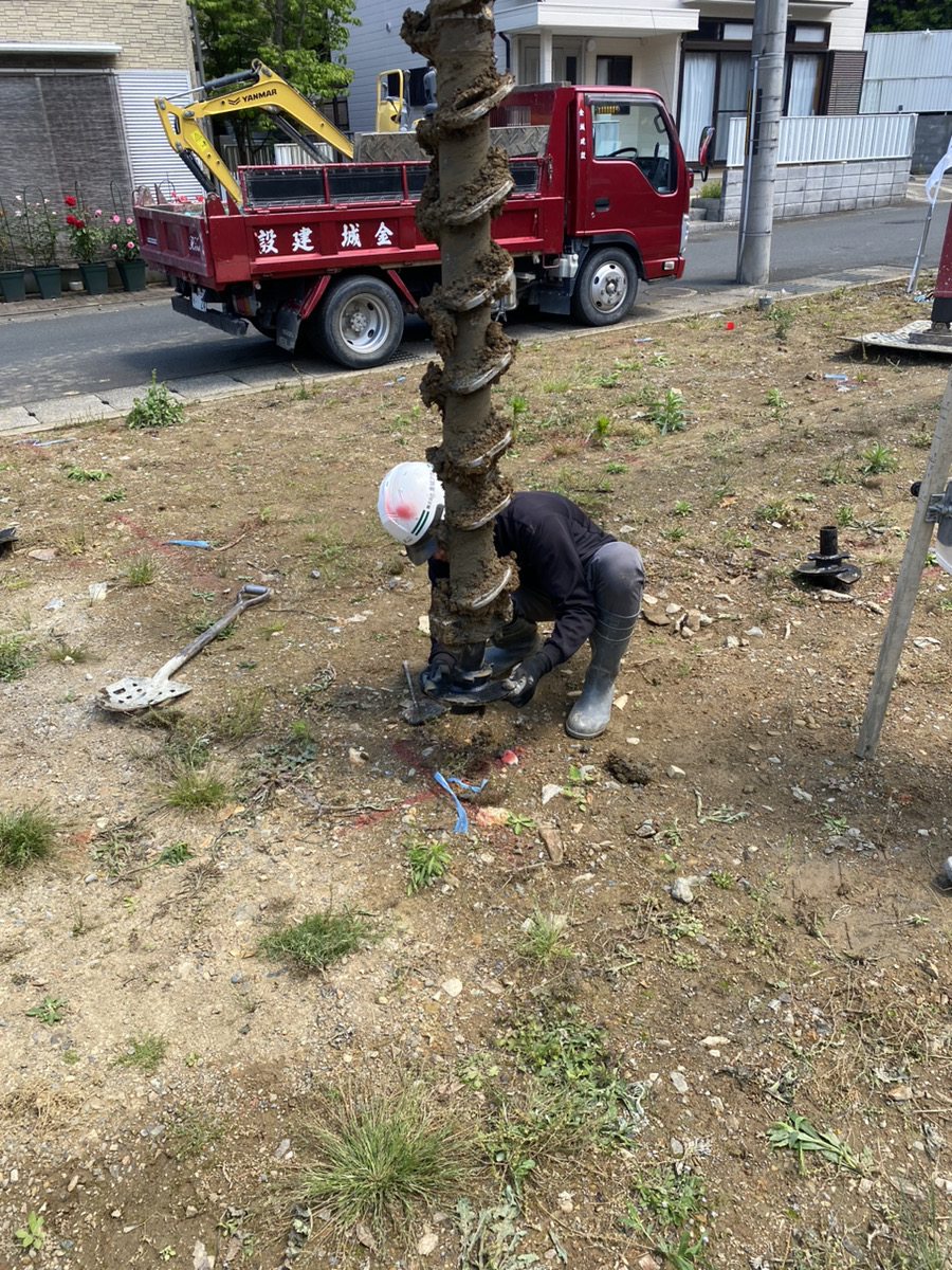 地盤改良・・・・渡邉