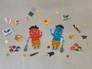 2月の装飾　中嶋