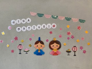ひな祭り装飾　中嶋