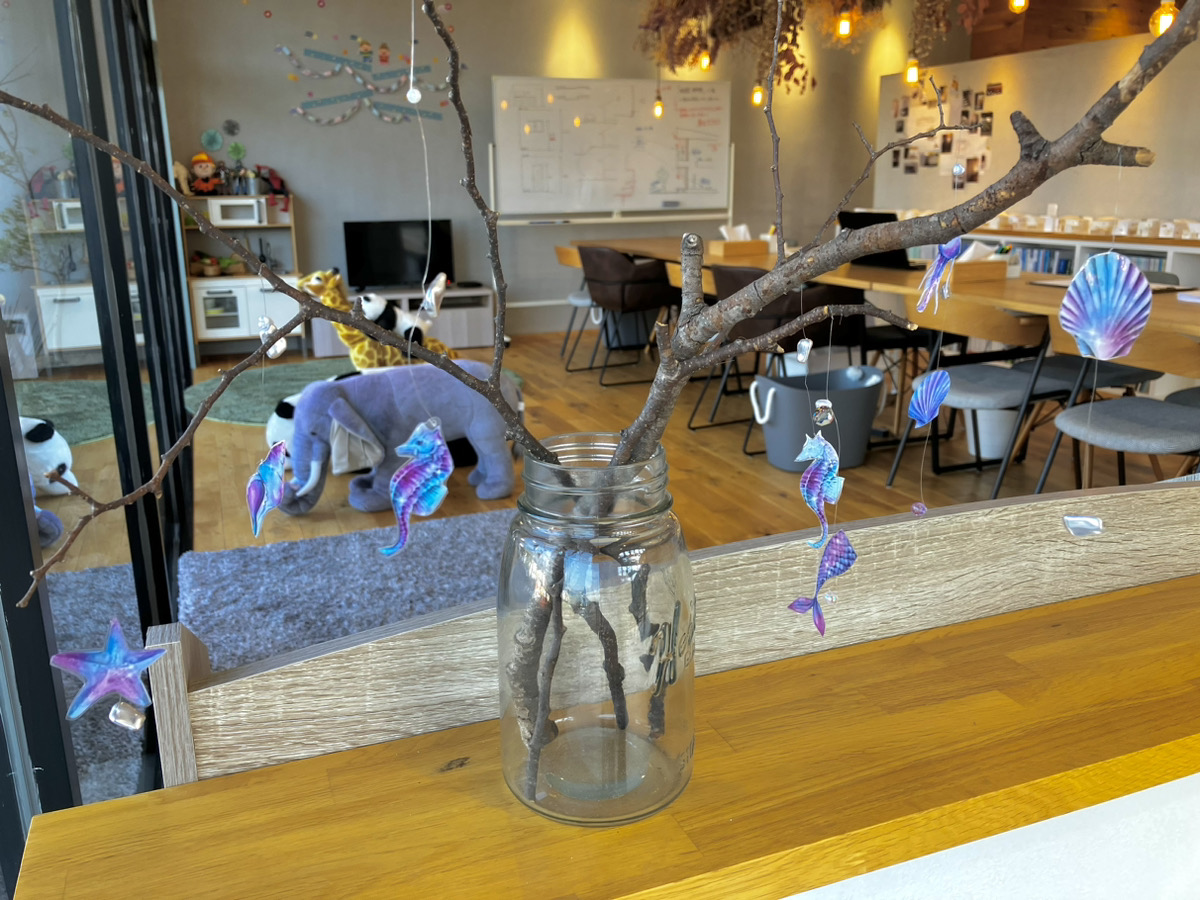 8月のモビール飾り　須﨑